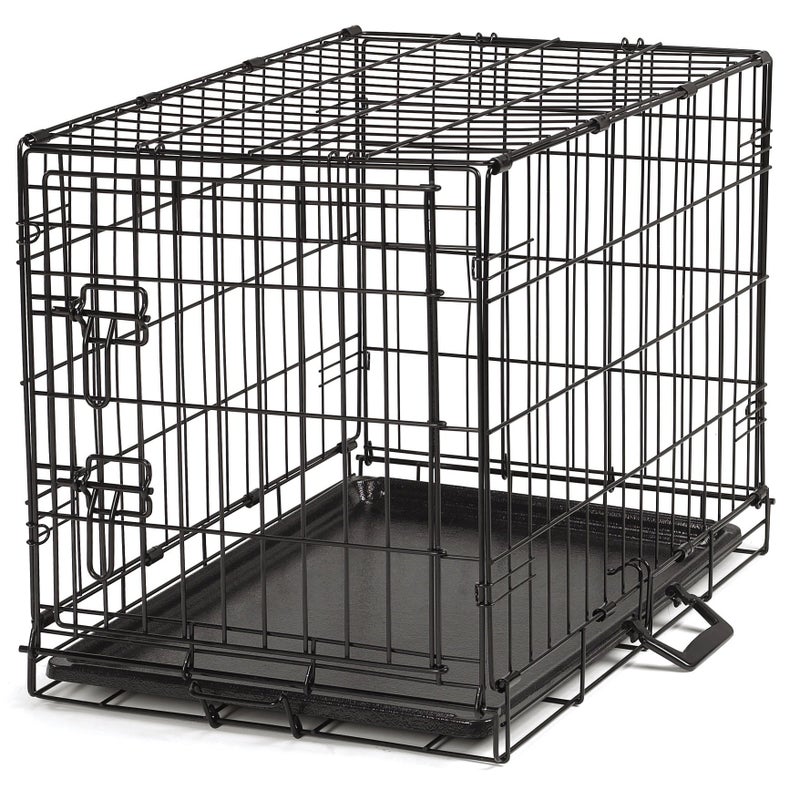 Pro Select Secure Pet Cage for Extra Small Dogs, Black, Removable Floor Tray - Image 1